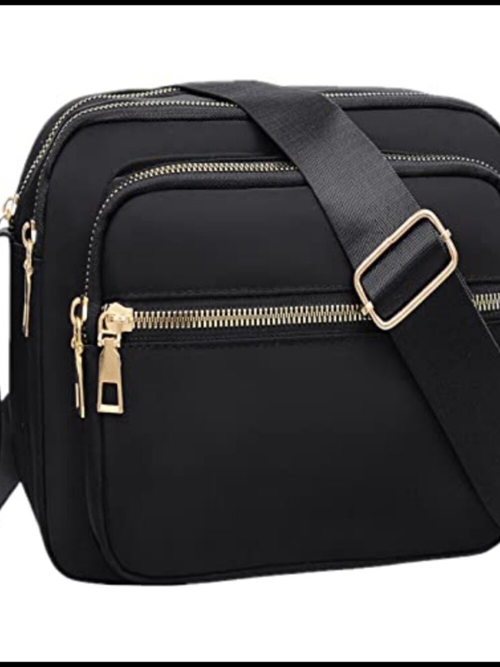 Nylon Crossbody Bag Lightweight Waterproof Travel Messenger Purse